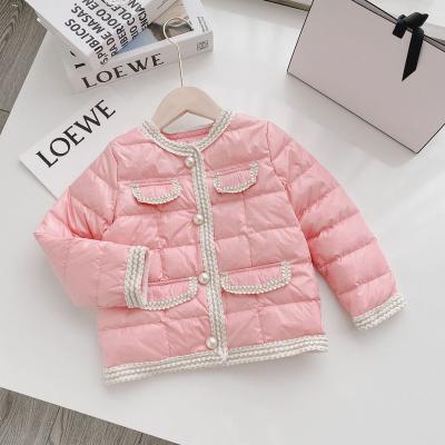 China Designer Girls Jacket 2021 Windproof Light Weight Down Girl Jackets Winter for sale