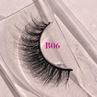 China iShero Promotion 14mm Long 15mm Lashes 3D Natural Super Fluffy 16mm Short Natural Mink Eyelashes for sale