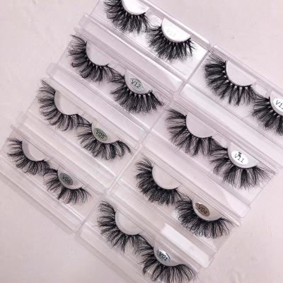 China Wholesale Custom Strip Mink Lashes Dramatic Real Mink Eyelashes Vendors 3d 25mm Long Natural 3d Lash Box Mink Eyelash Full iShero for sale