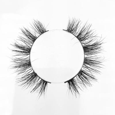 China iShero Long Natural Natural 3D Mink Lashes Fluffy Curly Eyelash With Square Wrapping for sale