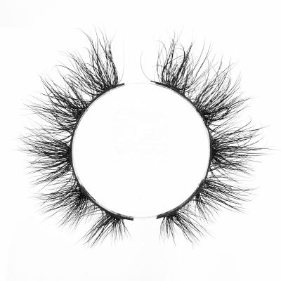 China Natural iShero Long Fluffy Mink Lashes Curly Cat Eye 3D Mink Lashes With Holographic Eyelash Packaging Box for sale