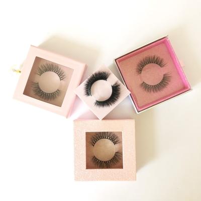 China iShero Vogue Miami Lily Style Lashes 3d Long False Eyelashes Natural Short Single Mink Lashes With Customized Eyelash Boxes for sale