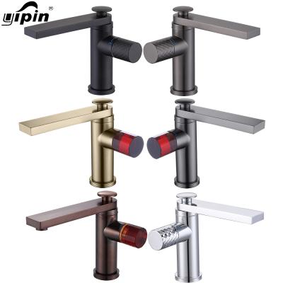 China Low Price Metered Faucets High Quality Deck Mounted Basin Faucet Single Handle Faucets For Bathroom for sale