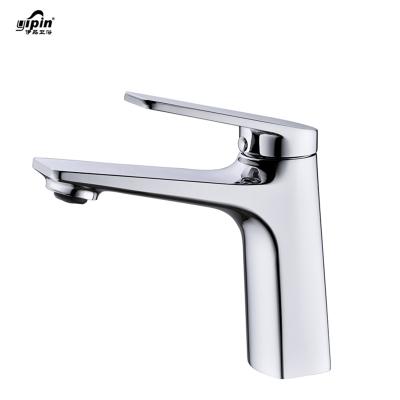 China Basin Faucet Guangdong Faucets Basin Faucet Chrome Bathroom Faucets Metered Sanitary Platform Mounted Bath Faucets Mixer Tap Brass Faucets for sale