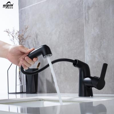 China Kaiping Water Taps Modern Metered Mixer Basin Faucet And Cold Pull Out Bathroom Basin Faucets for sale