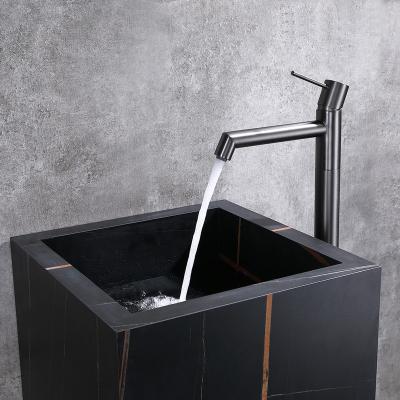 China Metered Faucets Style Luxurious Minimalist Deck Mounted Faucets For Bathroom Floor Standing Basin Faucets Freestanding for sale