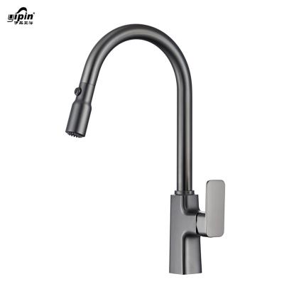 China Kaiping Modern Faucet Single Handle Pull Out Kitchen Faucet Deck Mounted Sink Faucet Spring Kitchen Faucet Griferia Cocina for sale