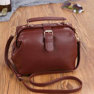 China Fashion Wholesale PU Leather Doctor Bag Crossbody Shoulder Bag Doctor Handbags For Ladies for sale