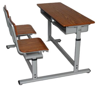 China Modern Wholesale School Tables Durable Double School Furniture Table Set for sale