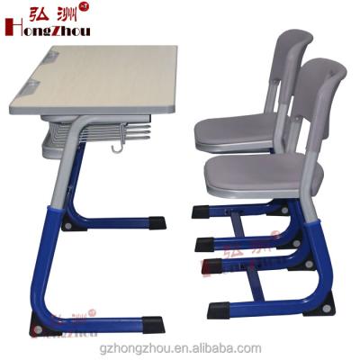 China School Sets Classroom Double Seat School Desk And Chair Height Adjustable for sale