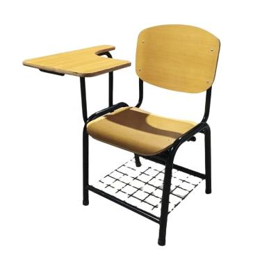 China Durable Modern Simple School Students Study Chairs With Writing Tables Furniture for sale