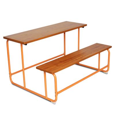 China Unregulated Wholesale School Chair Student Factory Price School Furniture Double Desks Unregulated Benches for sale