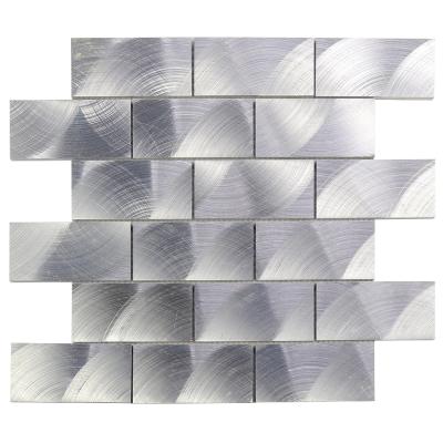 China New Parquet Style Aluminum Alloy Brick Mosaic Slabs for sale