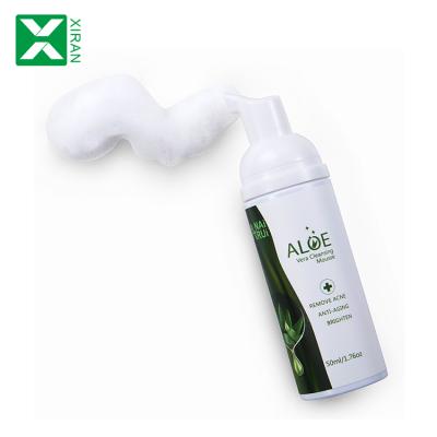 China Acne Treatment Private Label Aole Extract Face Cleanser Remove Acne To Wash Foam Face Facial Cleansing Wash for sale