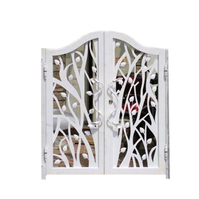 China Latest modern small iron door house front doors laser cut metal doors for sale