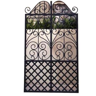 China Simple french grill designs iron fanci door boundari wall door design iron gate paint colors for sale