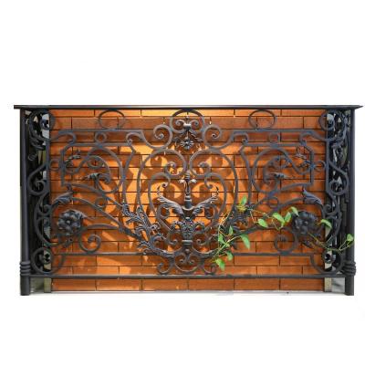 China Easily Assembled Hot Sale Stair Wrought Iron Fence Balcony Railing for sale