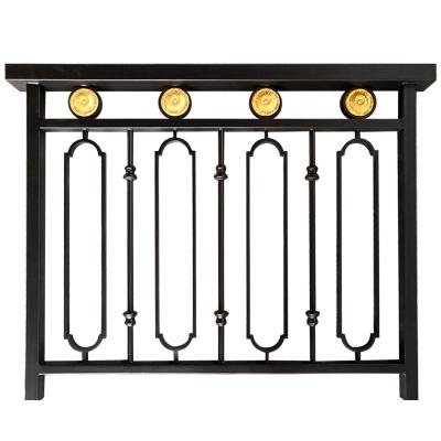 China Simple Cheap Decorative Wrought Iron Garden Fence Panels For Sale Balustrade for sale