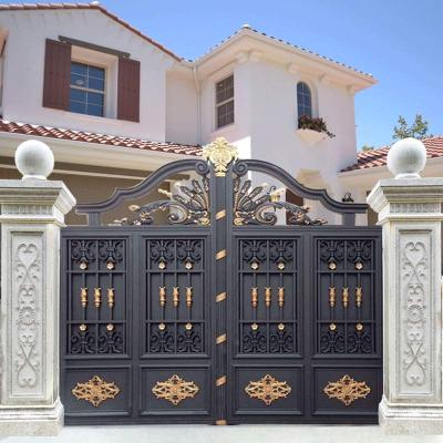 China Sliding Villas Luxury Aluminum Sliding Door Metal Doors Base Track Designs for sale