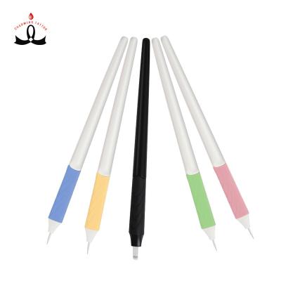 China For Hot Selling Rainbow Disposable Microblading Pen Permanent Makeup Manual Eyebrow Microblading Eyebrow Tattoo Pen Nano Pen for sale