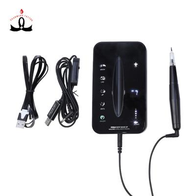 China PMU Permanent High Quality Black Gloss Device Permanent Makeup Machine With Battery PMU Tattoo Machine Kit For PMU Academy for sale