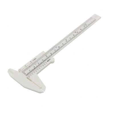 China Durable Wholesale Eyebrow Tattoo Plastic Microblading Vernier Calipers Eyebrow Ruler Measuring Calipers for sale