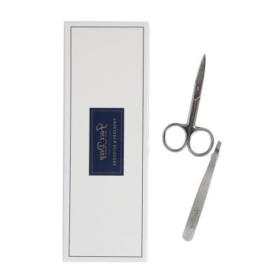 China Permanent FACE THROUGH CLEAN high quality brand stainless steel tools permanent makeup scissors and tweezers set for sale