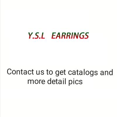 China Wholesale high quality 316L stainless steel party earrings shape rose gold silver gold brand earrings women for sale