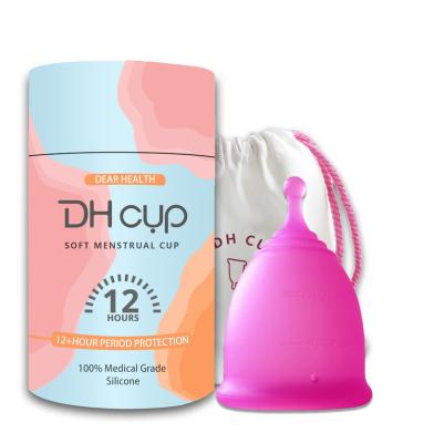 China Wholesale Eco-friendly Female Menstrual Period Best Grade Hygien Organic Medical Cup Packaging 100 Menstrual Physician Silicon for sale