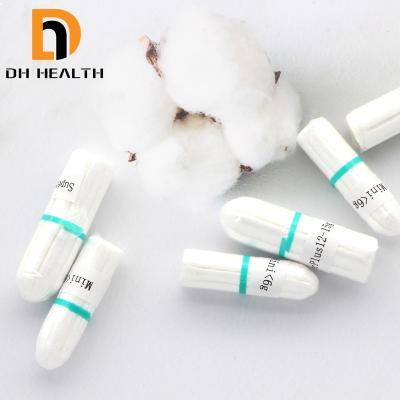 China Cotton Biodegradable Organic Tampon for Women Organic Chinese Herbal Biodegradable Menstrual Eyebrow Tampon Wholesale for sale