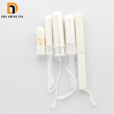 China Biodegradable Organic Cotton Tampon For Women Applicator Wholesale Plastic Tampon Hygienic Organic Cotton For Women Manufacturers for sale