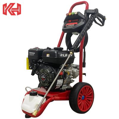 China Kuhong 2900psi 7HP portatil pistola hidrolavadora water pressure residueless industrial gasoline high pressure cleaning seal machines with Honda for sale