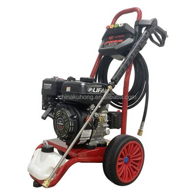 China 7hp plunger seal pump 15lpm flow rate high pressure cleaner/residue free 3200 psi gasoline power car sealer with pressure gun for sale for sale