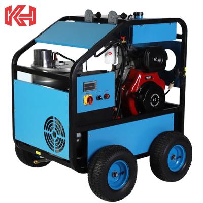 China Kuhong 15HP 250bar 3600psi Gasoline Engine Critical Cleaning/Industrial Cleaner Machine Equipment Diesel Heated High Pressure Seals No Hot Water Residual for sale