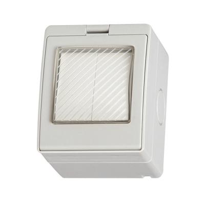 China Household Control Double Waterproof And Dustproof Power Switch White Functional Socket for sale