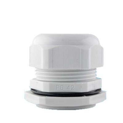 China Protect Cable Cable Gland PAGE IP68 Wire Grommet Waterproof Plastic Nylon Oval Cable Gland High Performance for sale