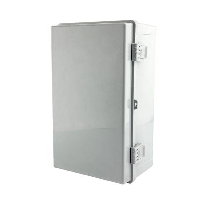 China Factory Direct Sales Convenient Hinge Outdoor Waterproof Box IP66 UV Resistant Plastic Distribution Box for sale