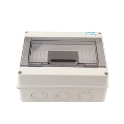 China Industrial electronic equipment ip65 HT-8 ZCEBOX outdoor way MCB electrical waterproof distribution box for sale