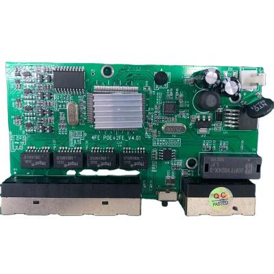 China CKD 4 Port Switch Ethernet Switch PCB Board Port POE IEEE802.3af/at Suitable CCTV Wholesale Price SKD Wanglink Port Switch Ethernet Switch PCB Board Port POE CCTV CKD 4 POE from wholesale price SKD, NVR for sale