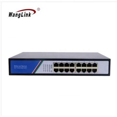 China Wanglink 16-Port 10/100/1000BASE-T Gigabit Ethernet Switch WOR-SYF-16P for sale