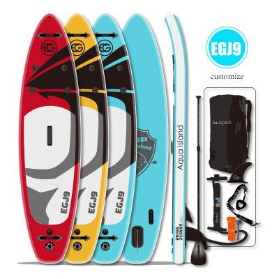 China Unisex Detachable Inflatable Windsurfboard Beginner Surfboard Soft SUP 3.2m Tail Fin 3.2m Tail Paddle Board for sale