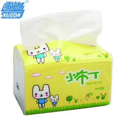 China Hot Selling Box Tissue Printed Raw Facial Tissue Paper Made In China for sale