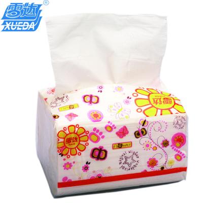 China Cheap custom virgin tissue paper box tissue 2ply 13*18cm 200sheets with packaging company logo individual home or public used for sale