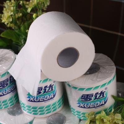 China High Reputation Virgin Wood Pulp Blend + 3ply Overwrap Paper Patterned Toilet Paper Roll Paper, Tissue Paper, Publice and Home Used Made in China for sale