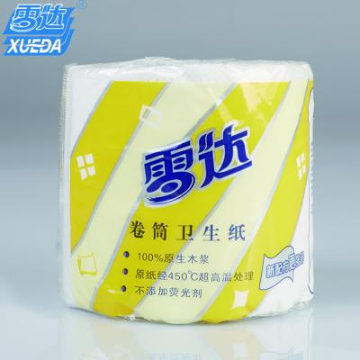 China Virgin Wood Pulp Toilet Paper Roll Paper 2ply 10*10cm Person Wrapped Company Logo Office Public Used Home Used for sale