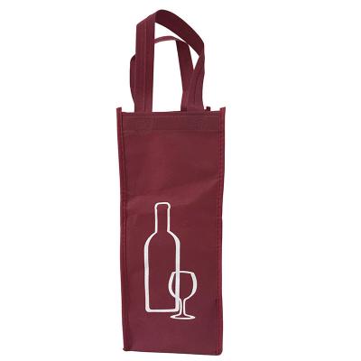 China Eco - Friendly Reusable Customized Nonwoven Wine Bags for sale