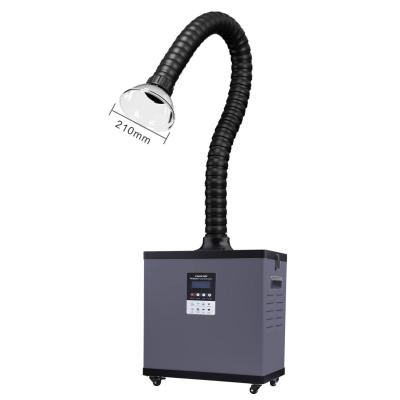 China FES200 Mobile Fume Extractor 210W Welding Smoke Absorber Space Saving for sale