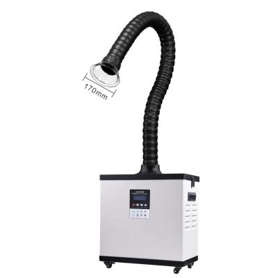 China Compact Portable Fume Extractor 210W Laboratory Fume Collector Machine for sale