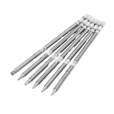 China T12-D Series Welding Ceramic Soldering Iron Tips Chisel Shape for sale