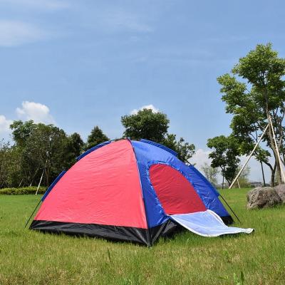 China Manual diagonal tie type set up easy instant tent outdoor camping tents 4 person waterproof outdoor dome tents for sale